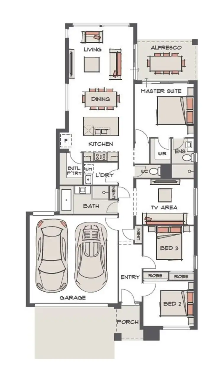 Floorplan of Homely house listing, 14 Adelaide Circuit, Baringa QLD 4551