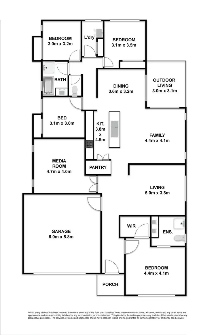 Floorplan of Homely house listing, 28 Locke Crescent, Baringa QLD 4551