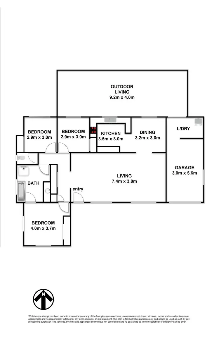 Floorplan of Homely house listing, 16 Brigalow Street, Caloundra West QLD 4551