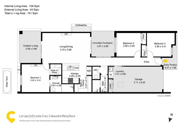 Floorplan of Homely house listing, 27 Locke Crescent, Baringa QLD 4551