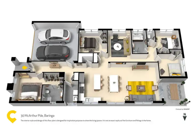 Floorplan of Homely house listing, 30 McArthur Parade, Baringa QLD 4551