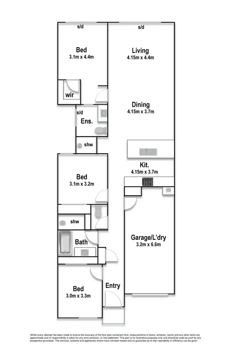 Floorplan of Homely house listing, 9 Violet Street, Caloundra West QLD 4551