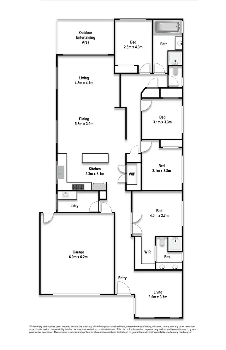 Floorplan of Homely house listing, 36 Turquoise Place, Caloundra West QLD 4551