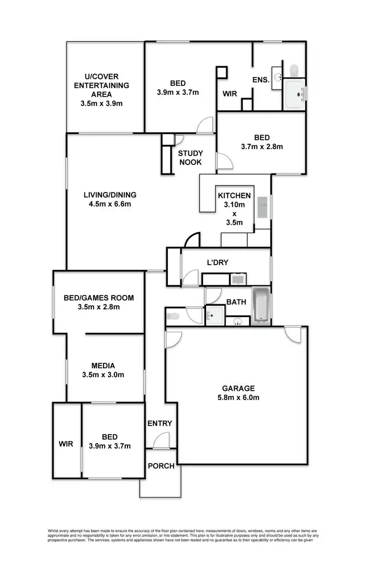 Floorplan of Homely house listing, 24 Ochre Crescent, Caloundra West QLD 4551