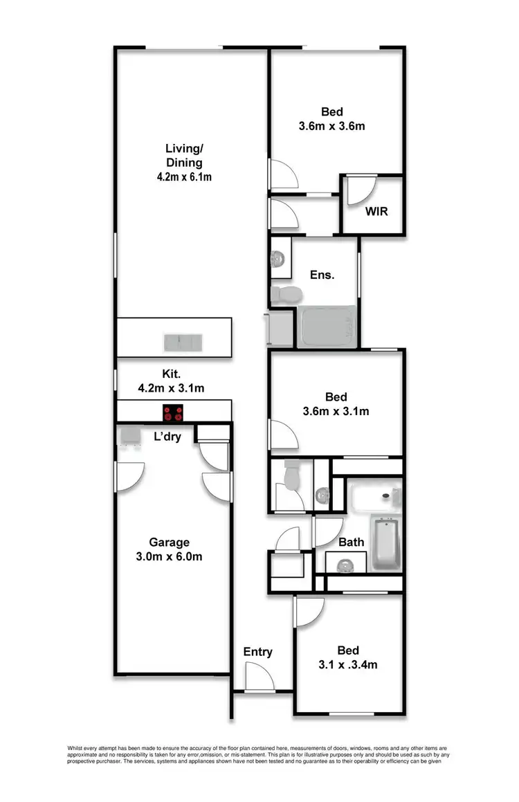 Floorplan of Homely house listing, 7 Violet Street, Caloundra West QLD 4551