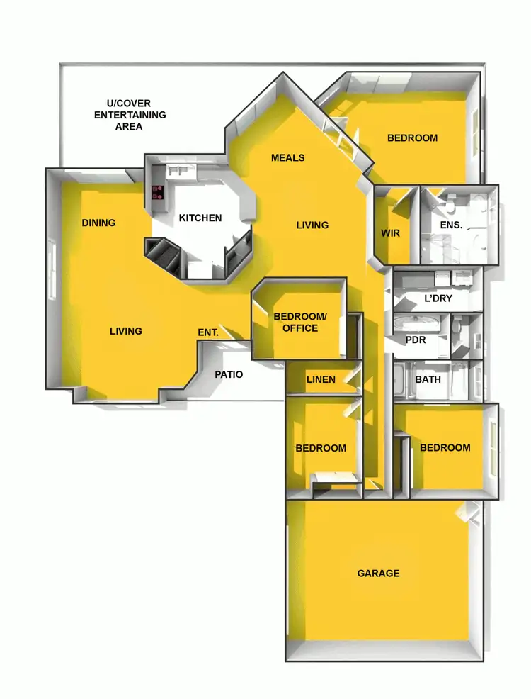 Floorplan of Homely house listing, 7 Kinross Court, Caloundra West QLD 4551