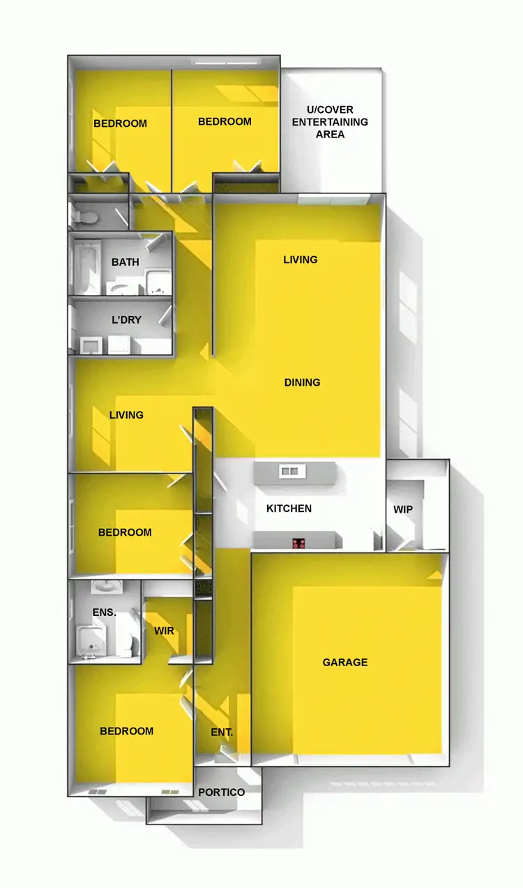 Floorplan of Homely house listing, 41 Amber Drive, Caloundra West QLD 4551