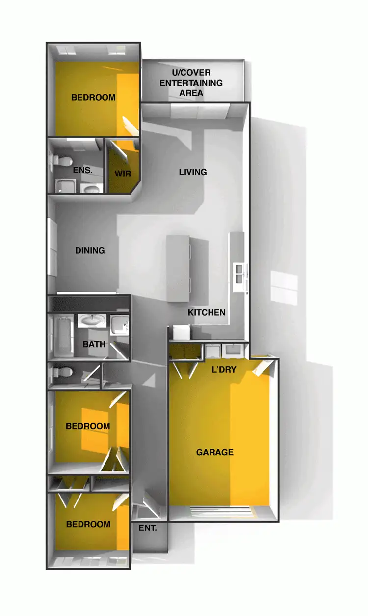 Floorplan of Homely house listing, 7 Wheeler Crescent, Caloundra West QLD 4551