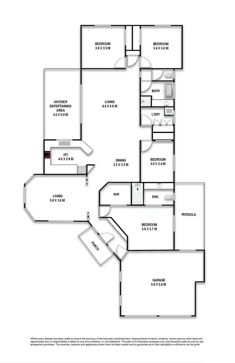Floorplan of Homely house listing, 1 Dunbrody Street, Caloundra West QLD 4551