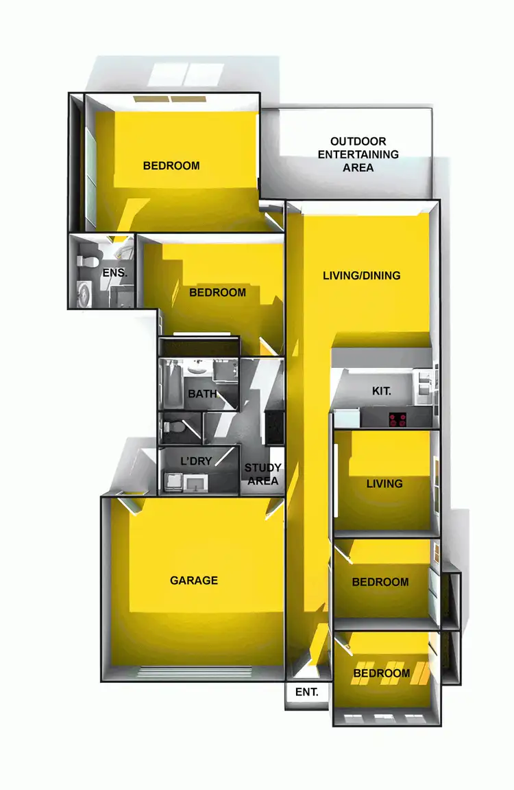 Floorplan of Homely house listing, 14 Lapwing Circuit, Beerwah QLD 4519