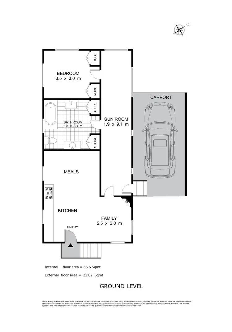 Floorplan of Homely house listing, 63 John Street, Goombungee QLD 4354