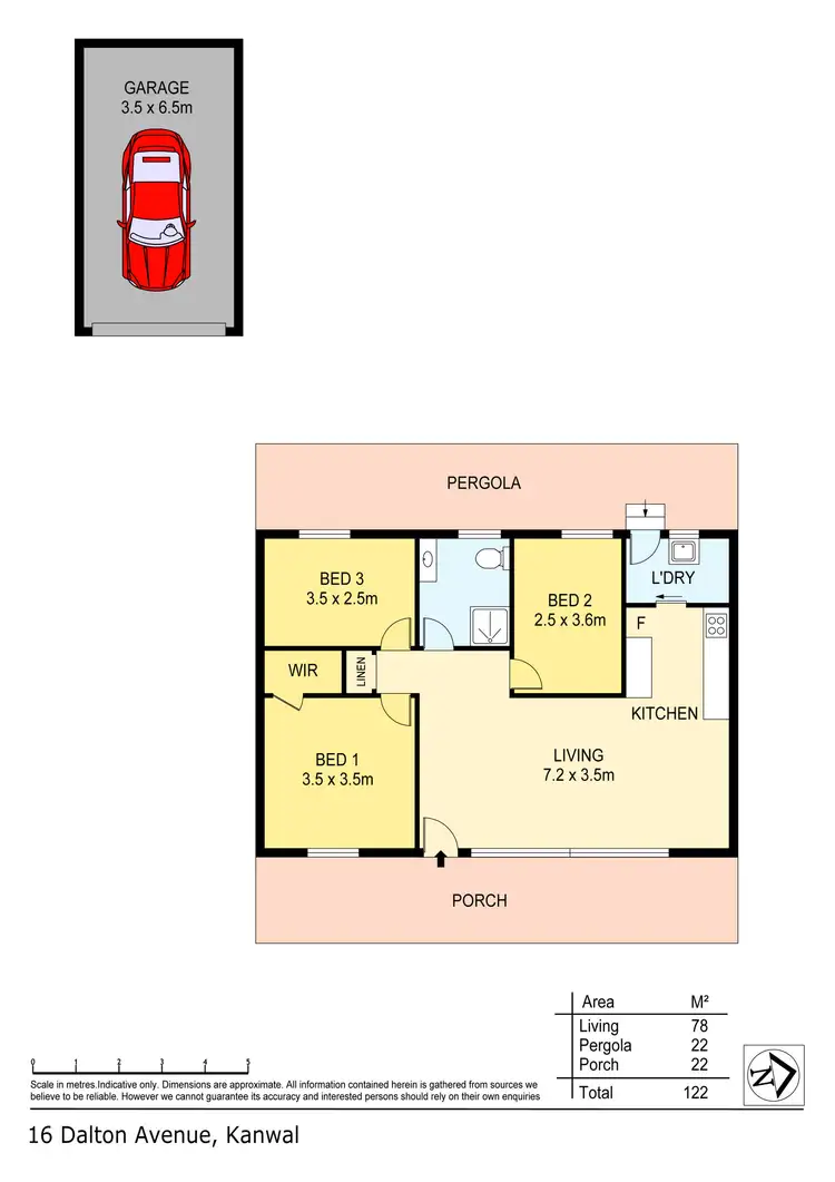 Floorplan of Homely house listing, 16 Dalton Avenue, Kanwal NSW 2259
