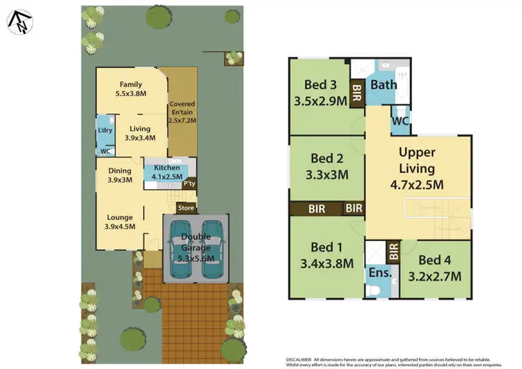 Floorplan of Homely house listing, 9 Vanessa Court, Glenwood NSW 2768