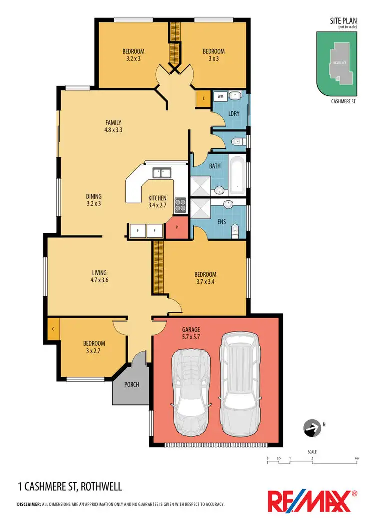 Floorplan of Homely house listing, 1 Cashmere Street, Rothwell QLD 4022