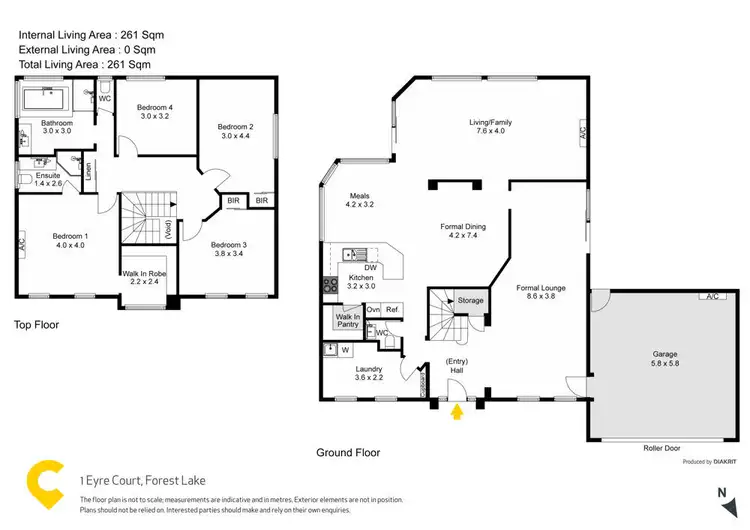 Floorplan of Homely house listing, 1 Eyre Court, Forest Lake QLD 4078
