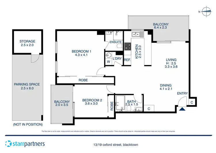 Floorplan of Homely unit listing, 13/19 Oxford Street, Blacktown NSW 2148