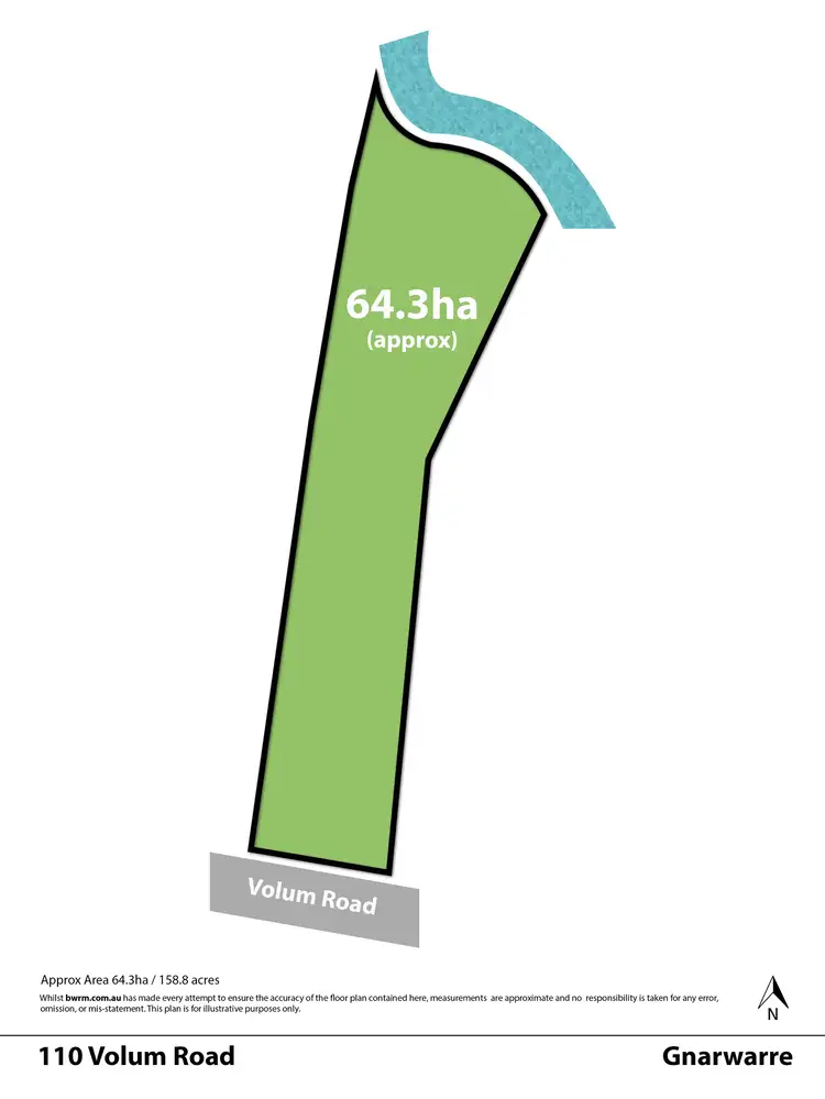 Floorplan of Homely rural property listing, 110 Volum Road, Gnarwarre VIC 3221