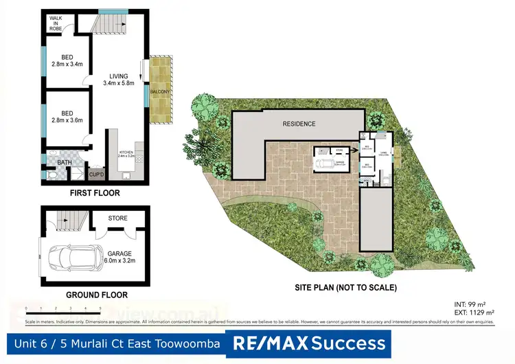 Floorplan of Homely unit listing, 6/5 Murlali Court, East Toowoomba QLD 4350