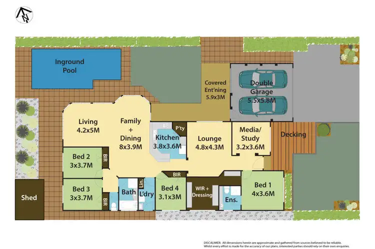 Floorplan of Homely house listing, 16 Kingsmere Drive, Glenwood NSW 2768