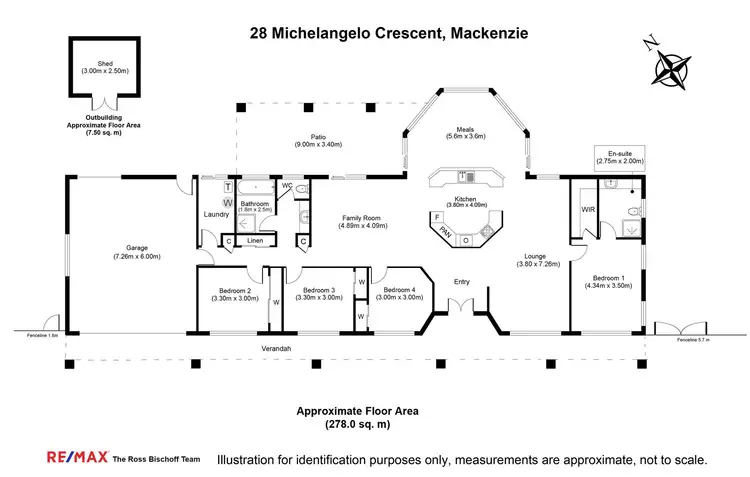 Floorplan of Homely house listing, 28 Michelangelo Crescent, Mackenzie QLD 4156
