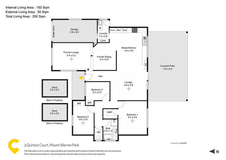 Floorplan of Homely house listing, 3 Quinton Court, Mount Warren Park QLD 4207