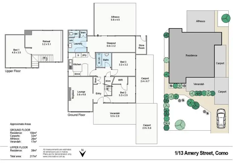 Floorplan of Homely house listing, 1/13 Amery Street, Como WA 6152