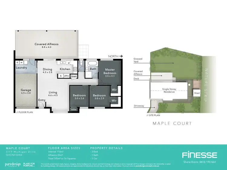 Floorplan of Homely villa listing, 3/19 Michigan Drive (Maple Court), Oxenford QLD 4210