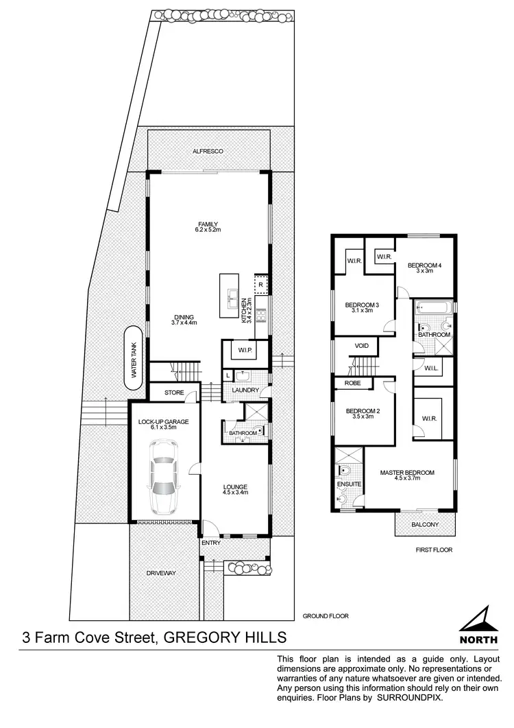 Floorplan of Homely house listing, 3a Farm Cove Street, Gregory Hills NSW 2557