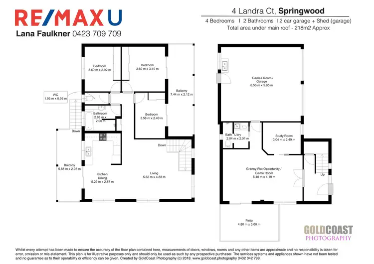 Floorplan of Homely house listing, 4 Landra Court, Springwood QLD 4127