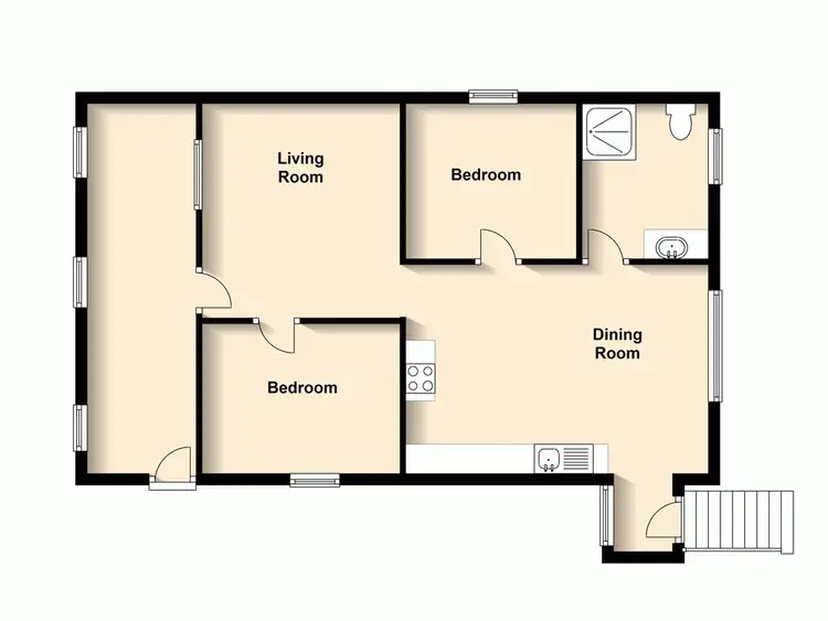 Floorplan of Homely house listing, 54 Glen Street, Kelvin Grove QLD 4059