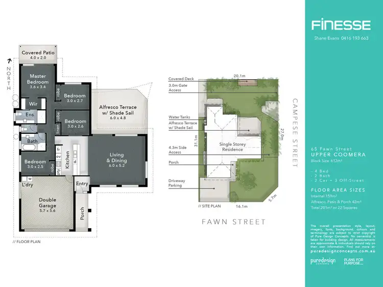 Floorplan of Homely house listing, 65 Fawn Street, Upper Coomera QLD 4209