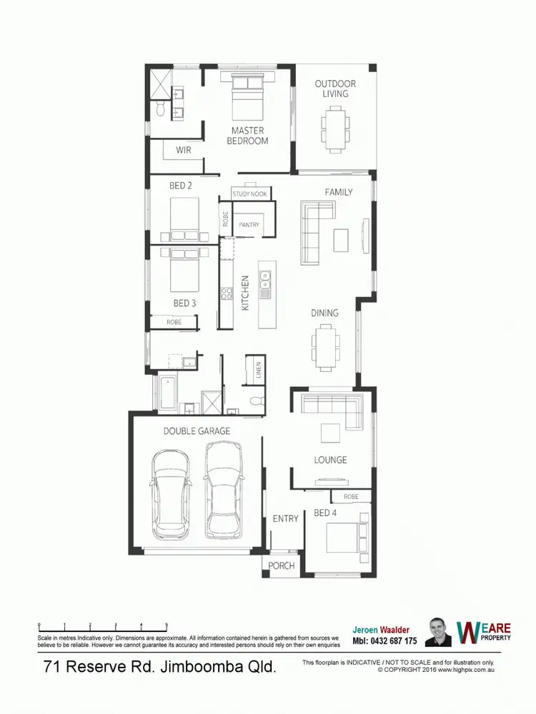 Floorplan of Homely house listing, 71 Reserve rd, Jimboomba QLD 4280