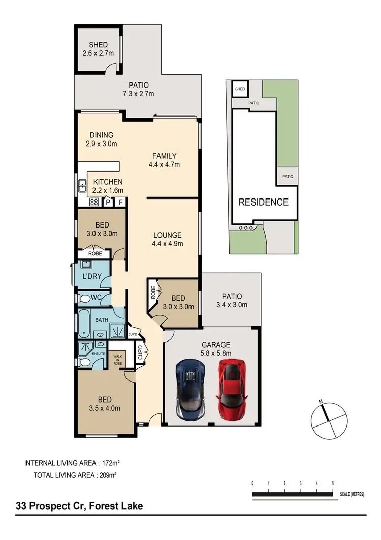 Floorplan of Homely house listing, 33 Prospect Cres, Forest Lake QLD 4078