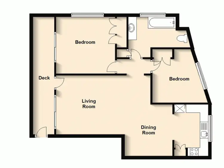 Floorplan of Homely unit listing, 5/22 Lemnos Street, Red Hill QLD 4059