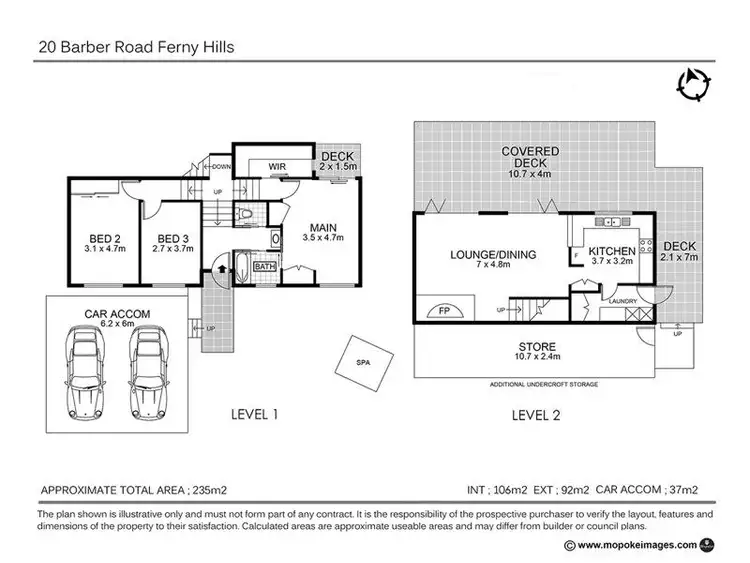 Floorplan of Homely house listing, 20 Barber Road, Ferny Hills QLD 4055