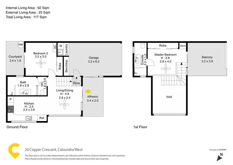 Floorplan of Homely house listing, 20 Copper Crescent, Caloundra West QLD 4551