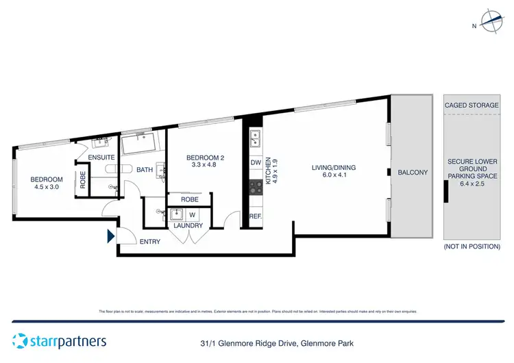 Floorplan of Homely unit listing, 31/1 Glenmore Ridge Drive, Glenmore Park NSW 2745