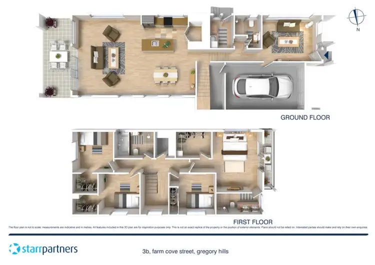 Floorplan of Homely house listing, 3b Farm Cove Street, Gregory Hills NSW 2557