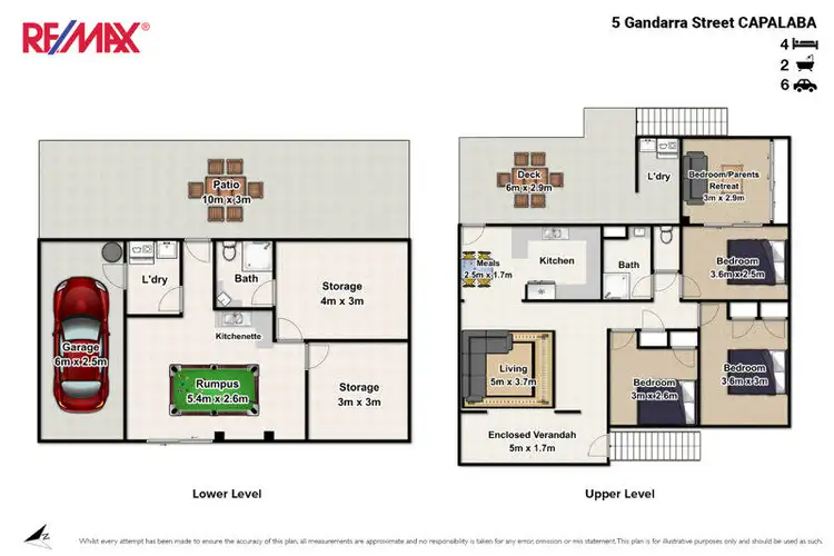 Floorplan of Homely house listing, 5 Gandarra Street, Capalaba QLD 4157