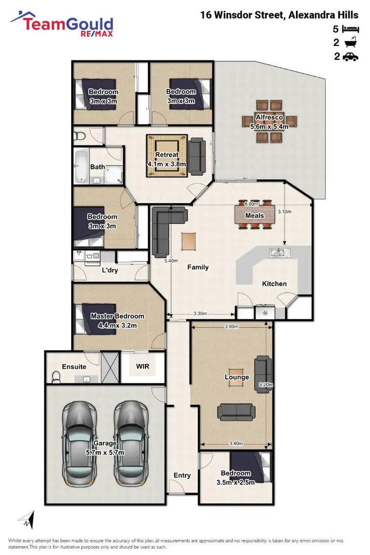 Floorplan of Homely house listing, 16 Windsor Street, Alexandra Hills QLD 4161