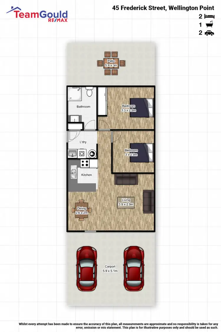 Floorplan of Homely house listing, 45 Frederick Street, Wellington Point QLD 4160