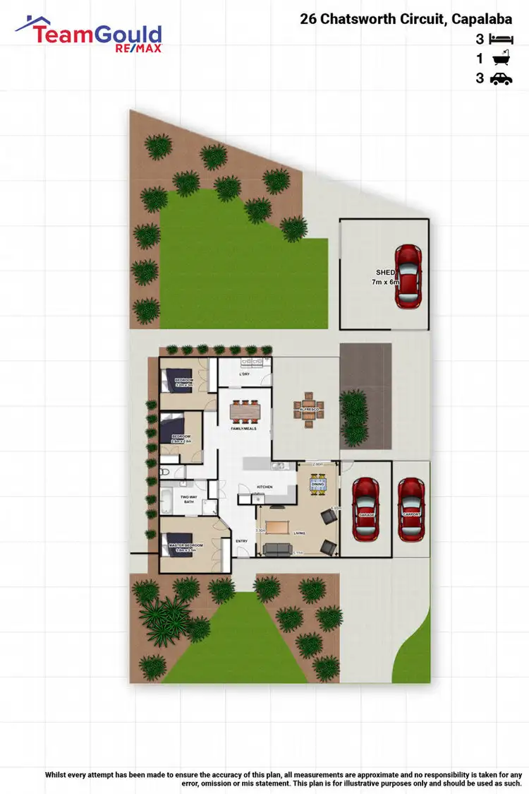 Floorplan of Homely house listing, 26 Chatsworth Cct, Capalaba QLD 4157