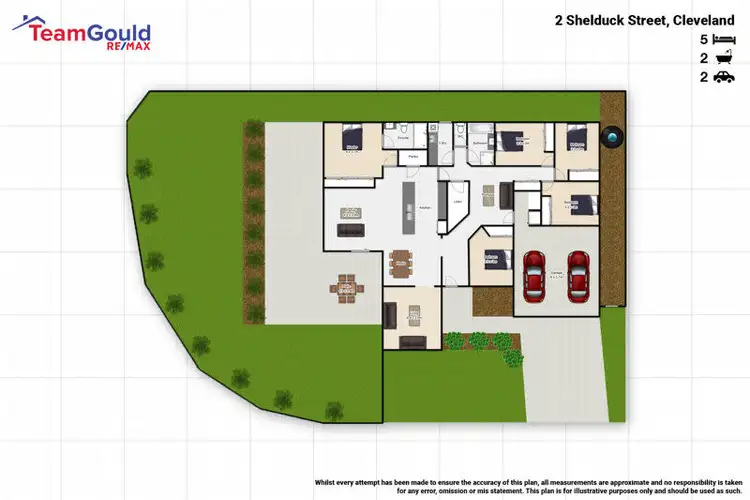 Floorplan of Homely house listing, 2 Shelduck Street, Cleveland QLD 4163