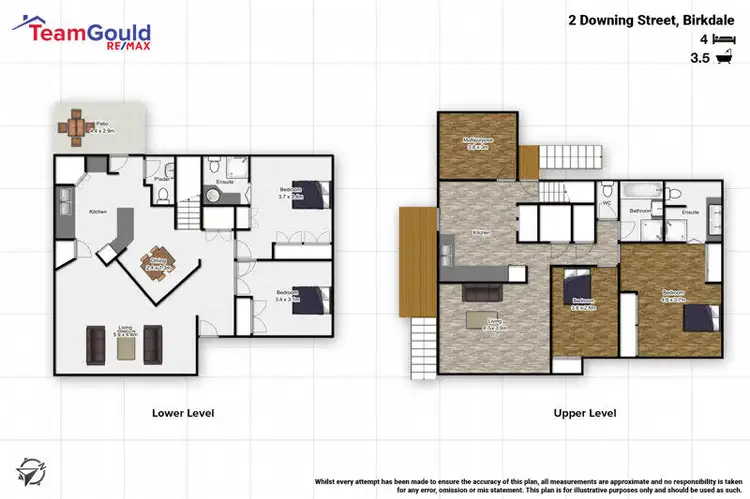 Floorplan of Homely house listing, 2 Downing St, Birkdale QLD 4159