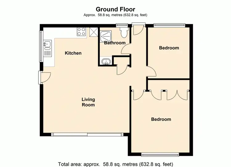 Floorplan of Homely unit listing, z4/19 Wongara Street, Clayfield QLD 4011