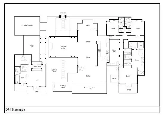 Floorplan of Homely house listing, 64-65 Bale Drive, Port Douglas QLD 4877