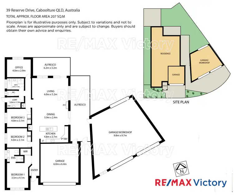 Floorplan of Homely house listing, 39 Reserve Drive, Caboolture QLD 4510