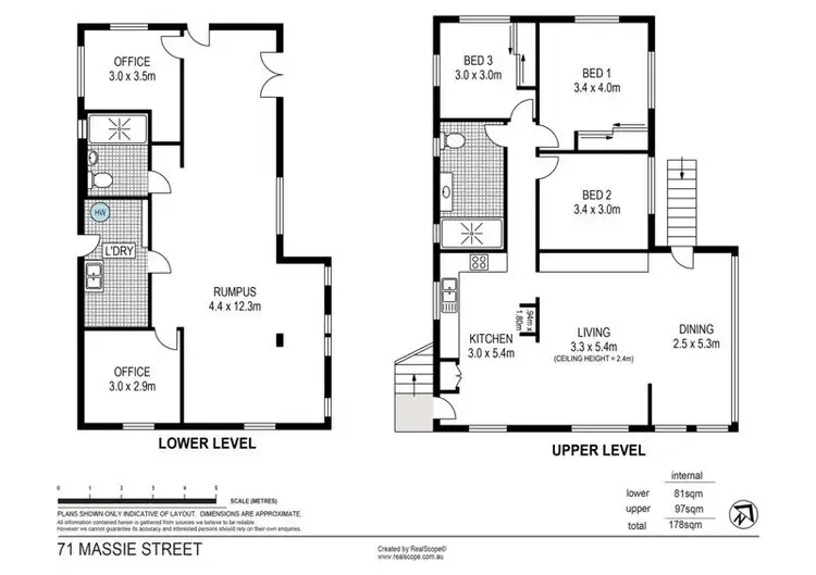 Floorplan of Homely house listing, 71 Massie Street, Brighton QLD 4017