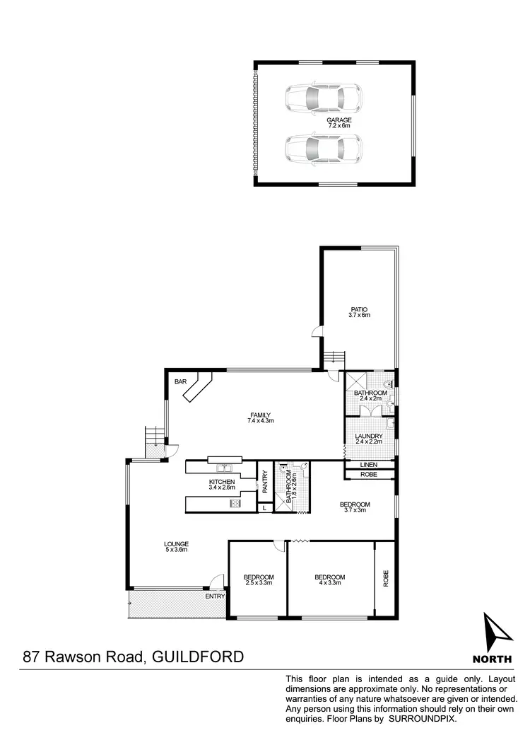 Floorplan of Homely house listing, 87 Rawson Rd, Guildford NSW 2161