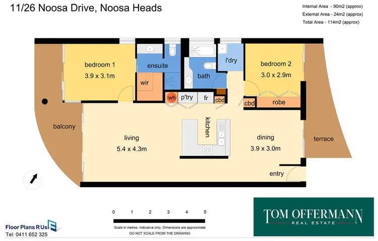 Floorplan of Homely unit listing, 11/26 Noosa Drive, Noosa Heads QLD 4567